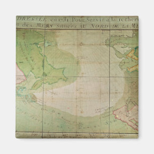 Karte der neuen Entdeckungen Magnet