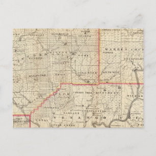 Karte der Ölregion Pennsylvania