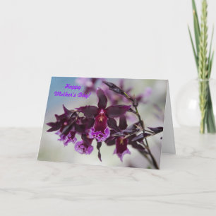 Karte der Orchideen-Mutter Tages