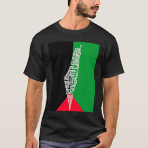 Karte der Paläste und Flagge T-Shirt