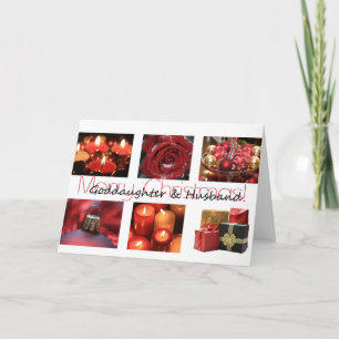 Karte der Patenttochter-u. Ehemann frohen