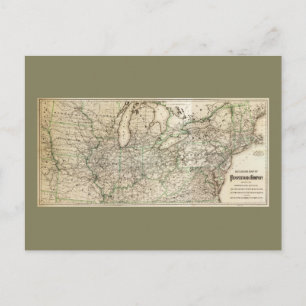 Karte der Pennsylvania Railroad (1871)