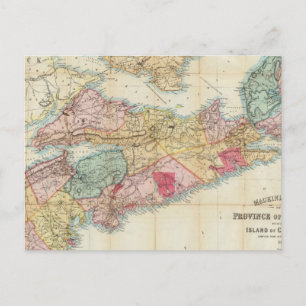 Karte der Provinz Nova Scotia 2