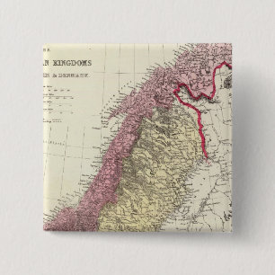 Karte der skandinavischen Königreiche Button