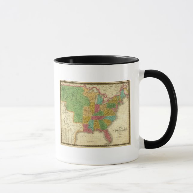 Karte der Staaten Tasse (Rechts)