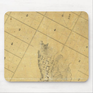 Karte der Stadt Los Angeles Mousepad