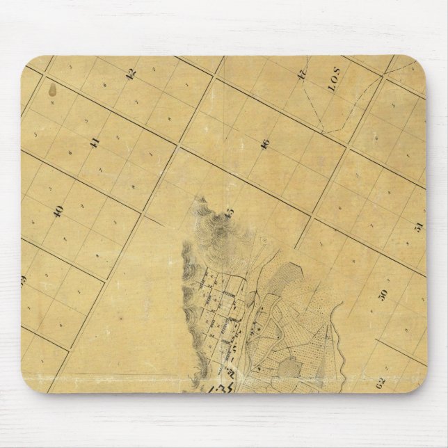 Karte der Stadt Los Angeles Mousepad (Vorne)