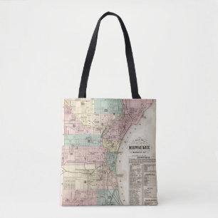 Karte der Stadt von Milwaukee, Milwaukee Co