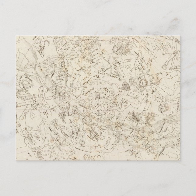 Karte der Sternbilder (Vorderseite)