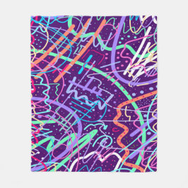 Karte der Sterne Fleecedecke