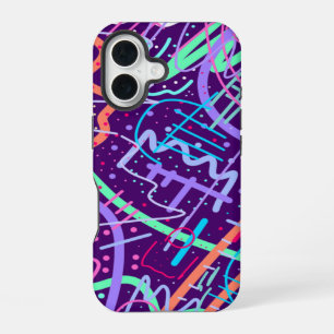 Karte der Sterne iPhone 16 Hülle