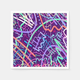 Karte der Sterne Serviette