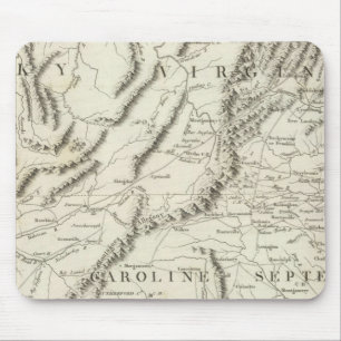 Karte der südlichen Provinzen der Vereinigten Sta Mousepad