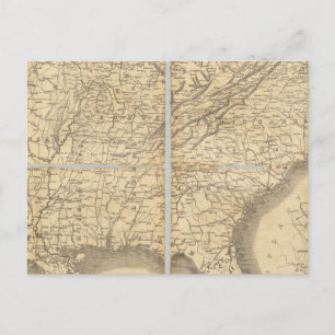 Karte der südlichen Staaten