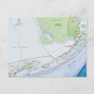 Karte der Tasten Florida