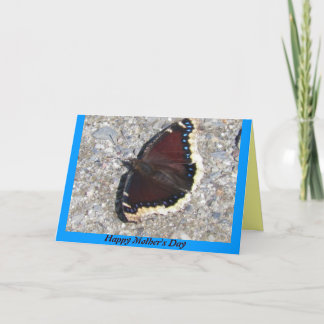 Karte der Trauer-Mantel-Schmetterlings-Mutter