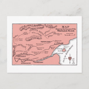 Karte der Truelove River Postcard