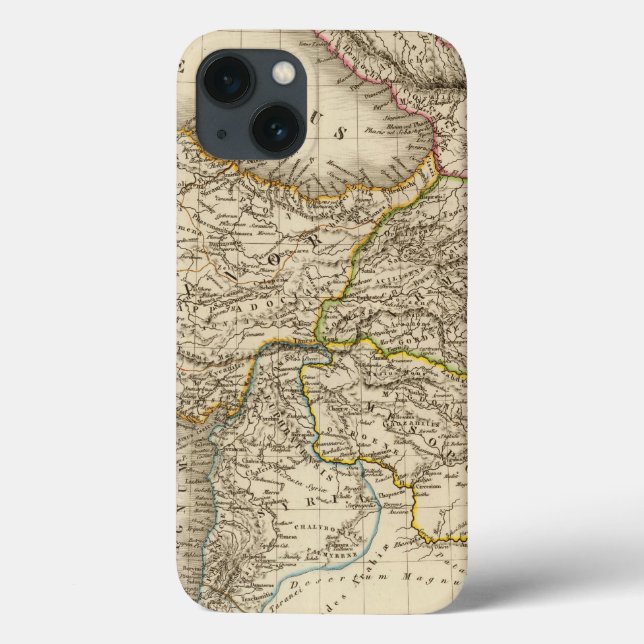 Karte der Türkei Syrien Case-Mate iPhone Hülle (Rückseite)