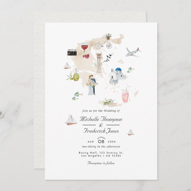 Karte der UAWG des griechischen QR-Kodex (Vorne/Hinten)