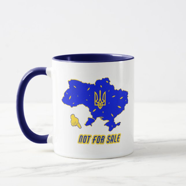 Karte der Ukraine Tasse (Links)