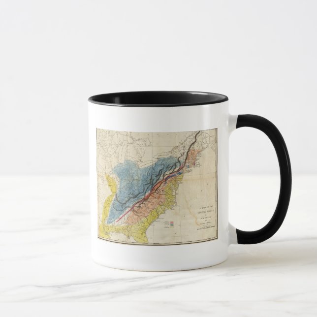 Karte der USA 3 Tasse (Rechts)