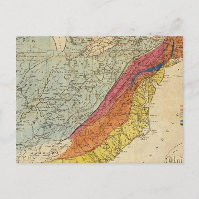 Karte der USA 4 (Vorderseite)