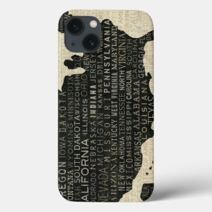 Karte der USA Case-Mate iPhone Hülle