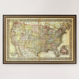 Karte der USA Jigsaw Puzzle