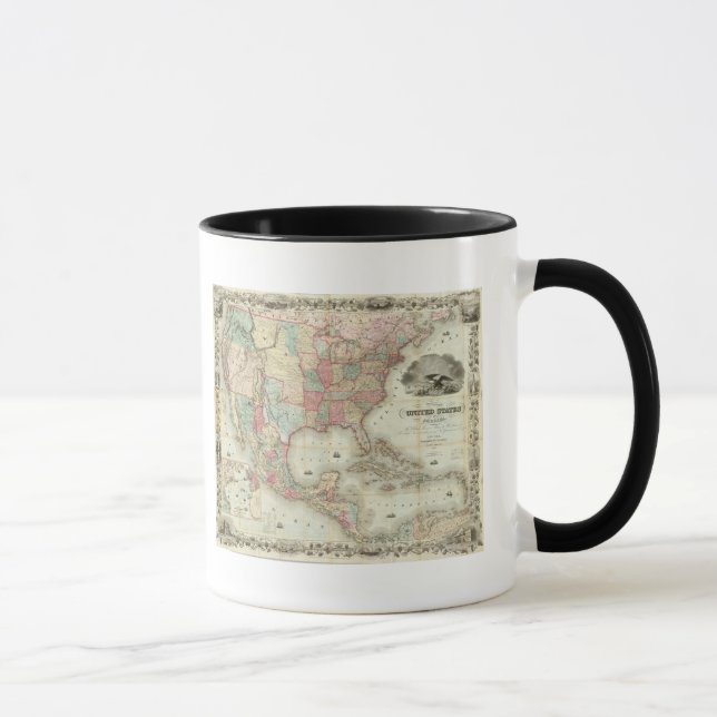 Karte der USA Tasse (Rechts)