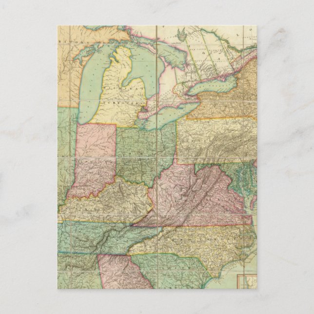 Karte der Vereinigten Staaten 6 (Vorderseite)