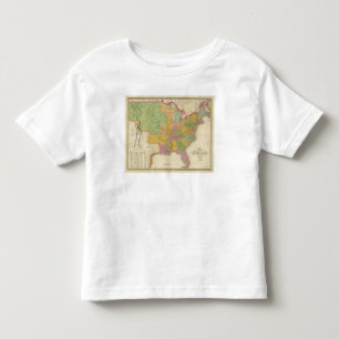 Karte der Vereinigten Staaten Kleinkind T-shirt