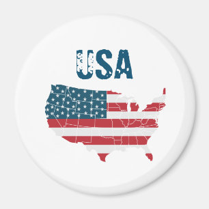 Karte der Vereinigten Staaten Magnet