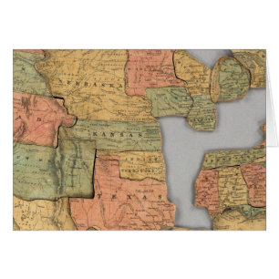 Karte der Vereinigten Staaten und Kanadas