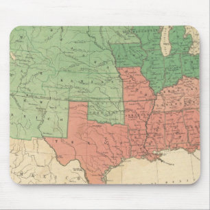 Karte der Vereinten Staaten 2 Mousepad
