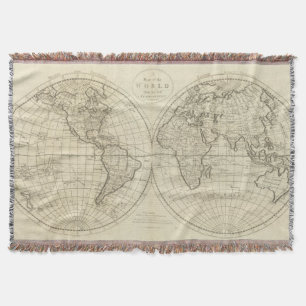 Karte der Welt 2 2 Decke