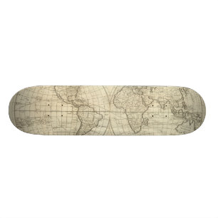 Karte der Welt 2 2 Skateboard
