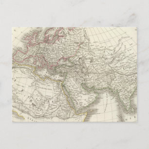 Karte der Welt bekannt für die Alten