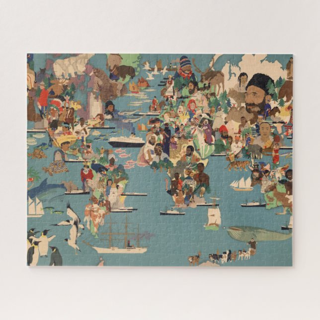 Karte der Welt Puzzle (Horizontal)