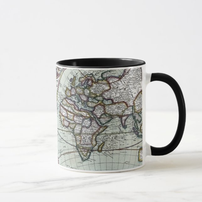 Karte der Welt Tasse (Rechts)
