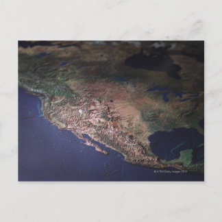 Karte der West Coast USA
