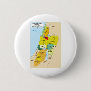 Karte der zwölf Stämme Israels von 1200 bis 1050 Button