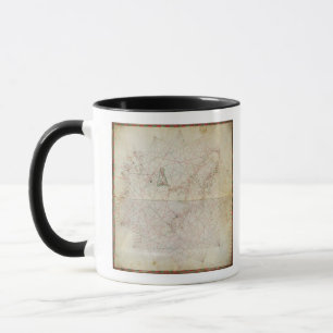 Karte des adriatischen Meeres Tasse