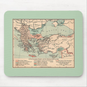 Karte des alten Byzantinischen Reiches Mousepad