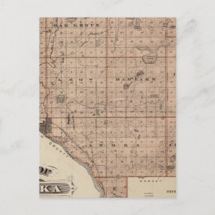 Karte des Anoka-Landkreises, Minnesota