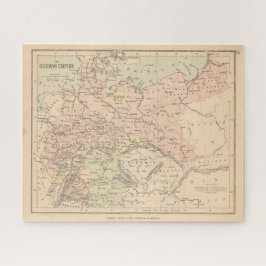 Karte des antiken Deutschen Reiches Puzzle