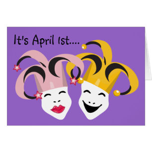 Karte des Aprilscherzes Tages