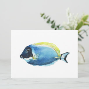 Karte des Blautang-Fisches