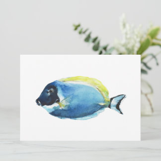 Karte des Blautang-Fisches