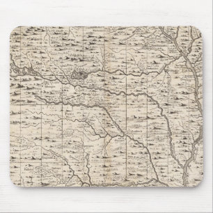 Karte des britischen Empire in Amerika Blatt 5 Mousepad