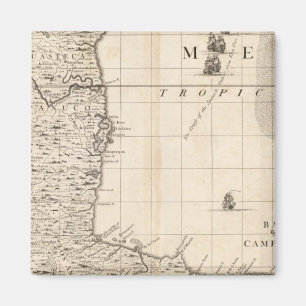 Karte des Britischen Reiches in Amerika Blatt 13 Magnet